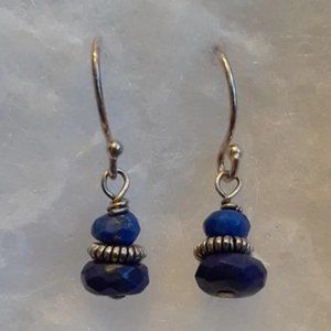 Lapis Lazuli & Sterling Silver Earrings